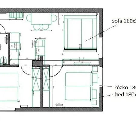 Apartmán Family Luxury Gold , 1-6, 2 Sypialnie I Salon, 100m Bazylika, Summerwinter Brand *