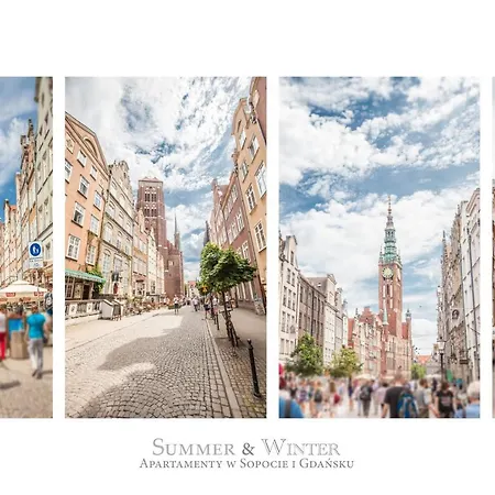 Family Luxury Gold , 1-6, 2 Sypialnie I Salon, 100m Bazylika, Summerwinter Brand Apartamento Gdansk